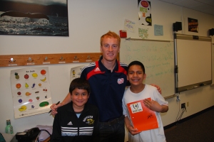 Project GOAL Students Excited To Meet Revolution's Jeff Larentowicz